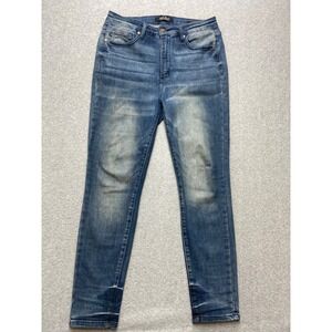 Judy Blue Womens 32x27‎ Blue Jeans Skinny Fit Stretch High Rise Tag 11/30